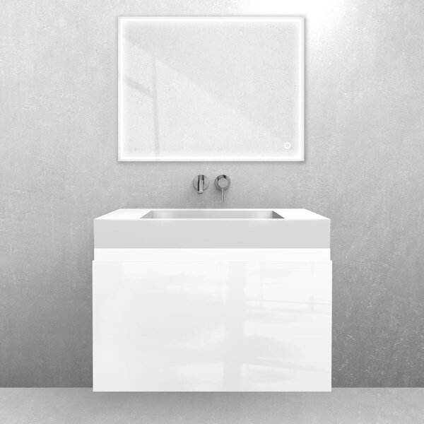 Sada umyvadlo Oltens Stila 40001000, skříňka Oltens Vernal 60014000