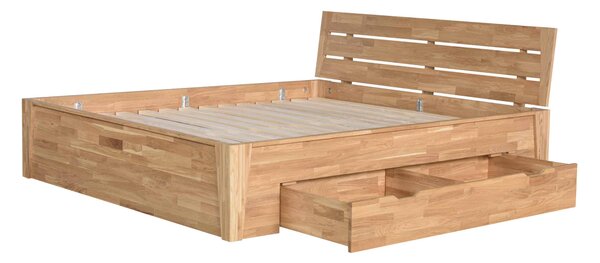 Manželská postel s úložným prostorem Denisa 160x200