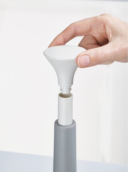 Šedý plastový stojan na papírové utěrky ø 16 cm Duo – Joseph Joseph