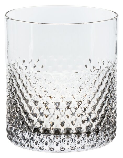 KONDELA Sklenice na whisky/vodu, set 6 ks, 200 ml, čirá, AVEIRO TYP 1