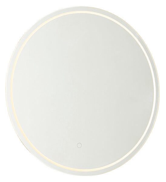 Moderní koupelnové zrcadlo 60 cm včetně LED a dotykového stmívače - Sebas