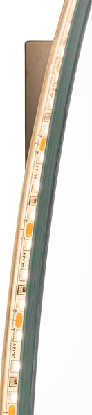 Designové koupelnové zrcadlo 40 cm vč. LED IP44 - Biba