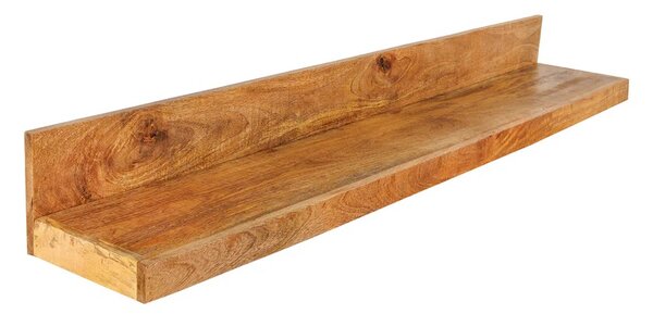 Designová nástěnná police Elegant 110 cm mango