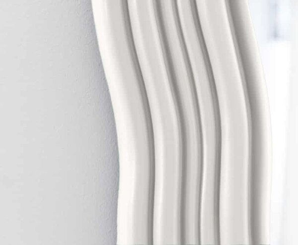 Designové nástěnné zrcadlo Mahealani 100 cm bílé