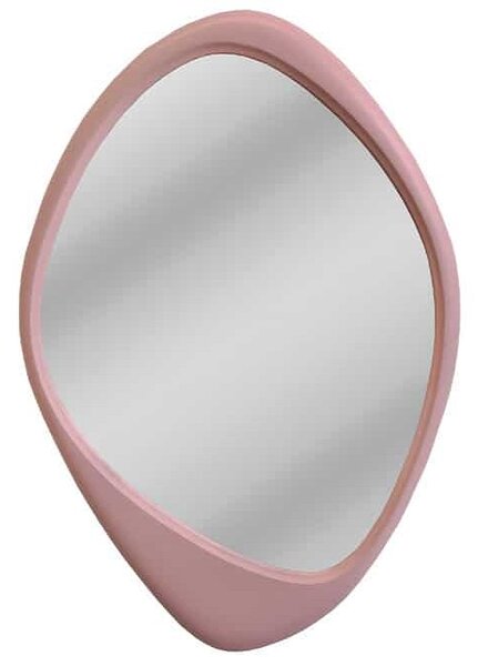 Designové nástěnné zrcadlo Abishek 94 cm růžové