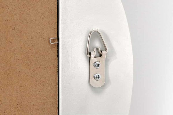 Designové nástěnné zrcadlo Mahealani 100 cm bílé