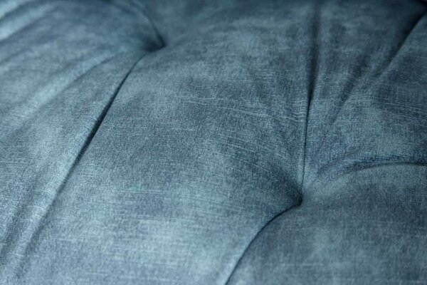 Designová barová židle Garold petrolejový samet