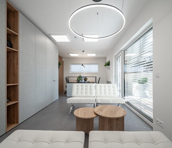 Redo Závěsné LED svítidlo ORBIT ø 120 cm, 3000K Barva: Bílá, Stmívání, řízení: TRIAC