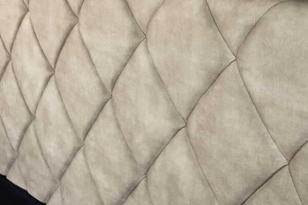 Designová postel LYSIA 180 x 200 cm krémová