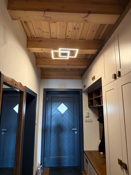 Nova Luce Stropní LED svítidlo BILBAO, d. 46 cm Barva: Bílá