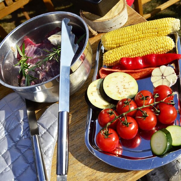 Set 8 ks pomůcek na grilování a pouzdra Orion Grill, délka 34,5 cm