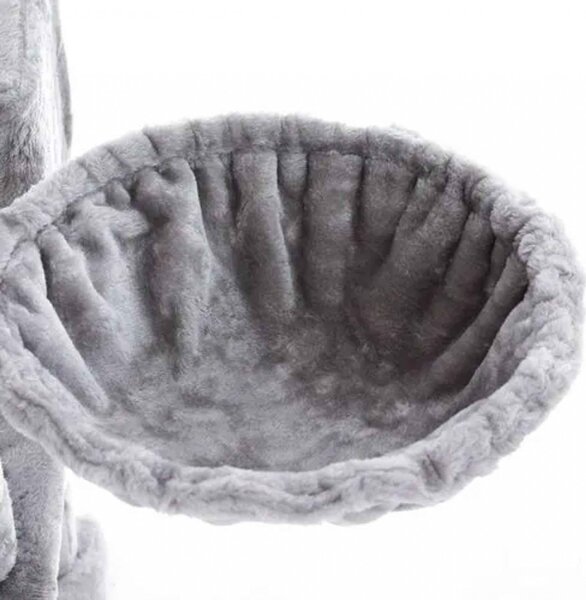 SONGMICS Kočičí škrabadlo Sandic 168 cm světle šedé