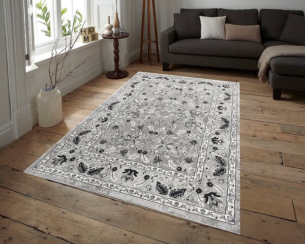 Berfin Dywany, Kusový koberec Alfa New 7206 Grey, 120x180, šedá, ložnice