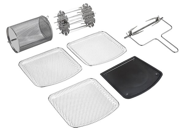 TESLA AirCook & Grill QG800 WiFi - multifunkční digitální horkovzdušná fritéza