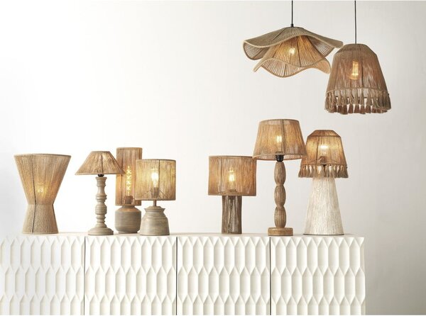 Stolní lampa v přírodní barvě (výška 24 cm) – Geese