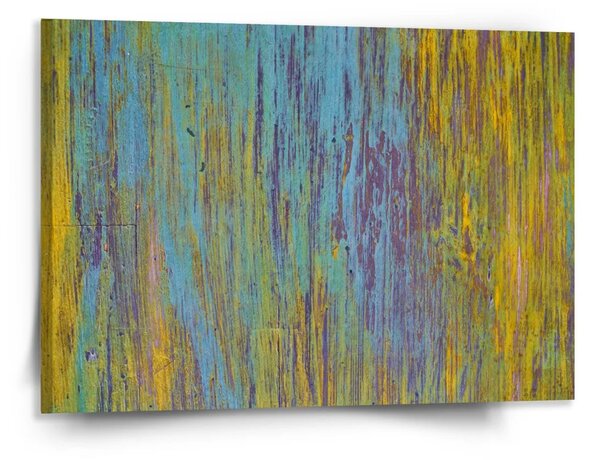 Sablio Obraz Dřevěná abstrakce - 150x110 cm