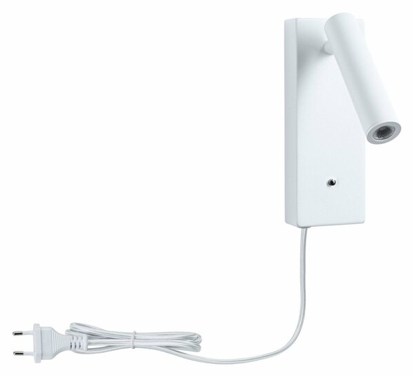 PAULMANN LED nástěnné svítidlo 3-krokové-stmívatelné Hulda USB C 3000K 230V 2,5W stmívatelné bílá mat