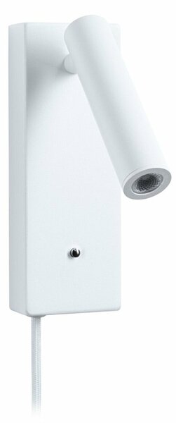 PAULMANN LED nástěnné svítidlo 3-krokové-stmívatelné Hulda USB C 3000K 230V 2,5W stmívatelné bílá mat