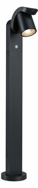 PAULMANN LED stojací svítidlo Cuff pohybové čidlo IP44 782mm 3000K 10W 230V 70° antracit hliník