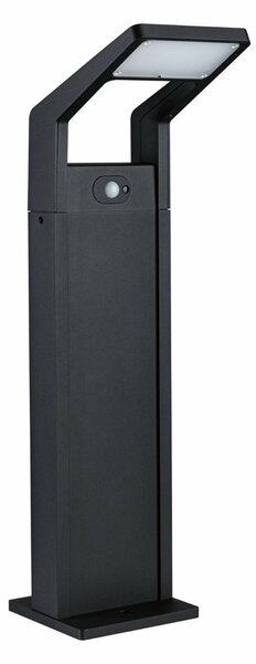 PAULMANN LED stojací svítidlo Juntea pohybové čidlo IP44 585mm 3000K 11W 230V antracit hliník