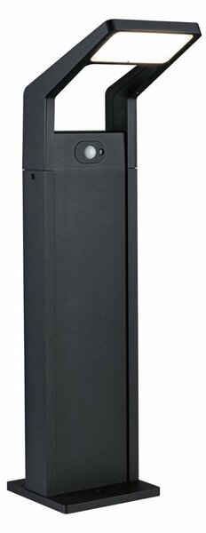 PAULMANN LED stojací svítidlo Juntea pohybové čidlo IP44 585mm 3000K 11W 230V antracit hliník