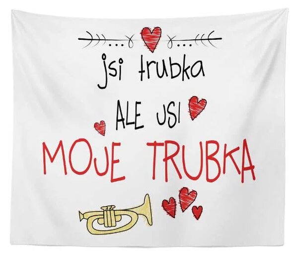 Sablio Deka Jsi trubka, ale jsi moje trubka: 150x120 cm