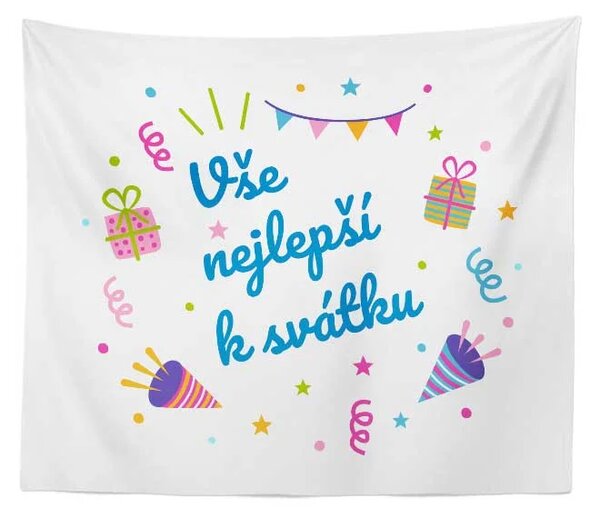 Sablio Deka Vše nejlepší k svátku 2: 150x120 cm