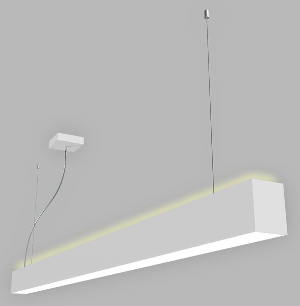 Led2 Lineární závěsné LED svítidlo LINO II 150 cm Barva: Bílá, Stmívání: On-Off, Vyzařování světla: dolů / nahoru