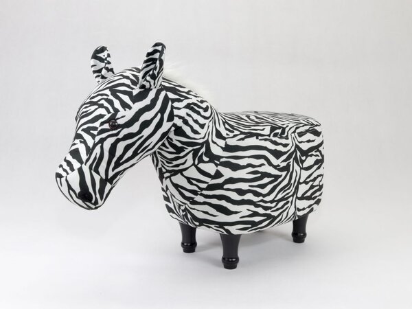 LJV TRONIX Dětský taburet - zebra