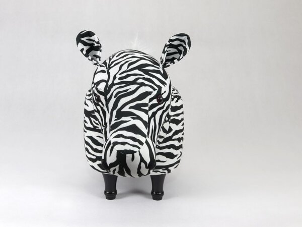 LJV TRONIX Dětský taburet - zebra