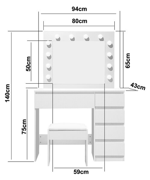 Aga MRDT10-MW-S Bílý