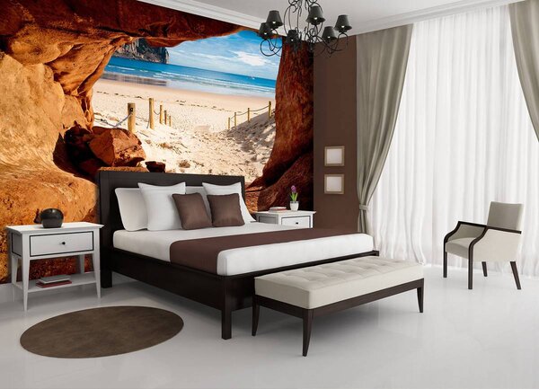 Fototapeta - Kaňon - pláž (152,5x104 cm)