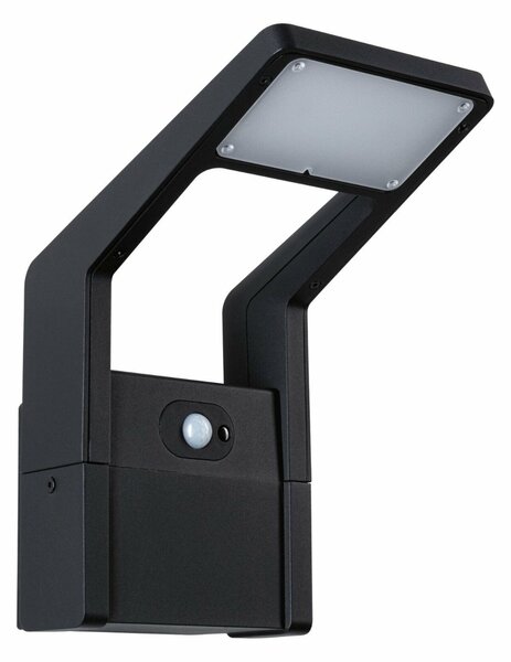 PAULMANN LED venkovní nástěnné svítidlo Juntea pohybové čidlo IP44 140x217mm 3000K 11W 230V antracit hliník