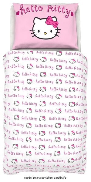Povlečení Hello Kitty Moulin Rouge Bavlna deluxe 1x 90/130, 1x 40/60