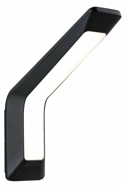 PAULMANN LED venkovní nástěnné svítidlo Merano pohybové čidlo HF senzor IP44 90x328mm 3000K 14W 230V antracit hliník