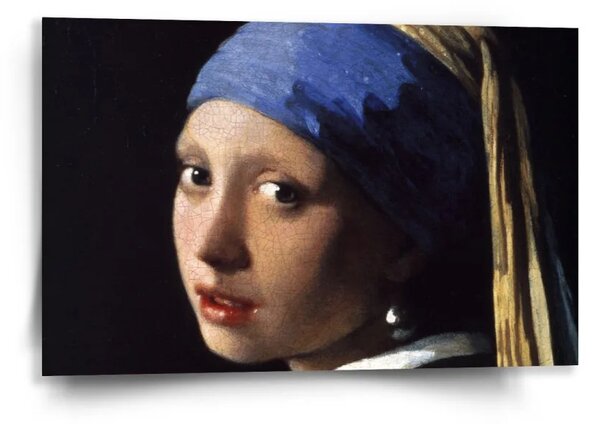 Sablio Obraz Dívka s perlou - Johannes Vermeer - 60x40 cm