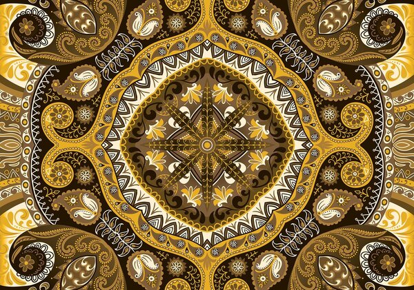 Fototapeta - Žlutá mozaika (152,5x104 cm)