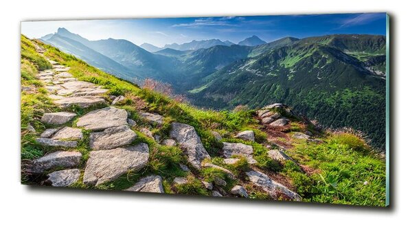Foto obraz fotografie na skle Východ slunde Tatry osh-101364887