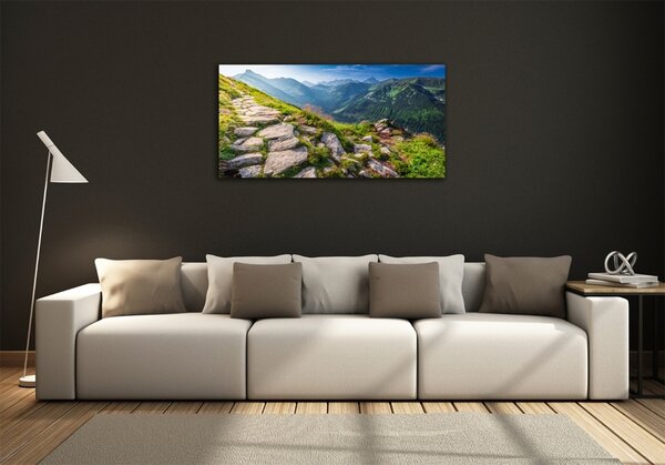 Foto obraz fotografie na skle Východ slunde Tatry osh-101364887