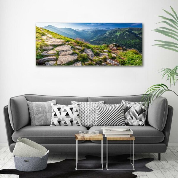 Foto obraz fotografie na skle Východ slunde Tatry osh-101364887