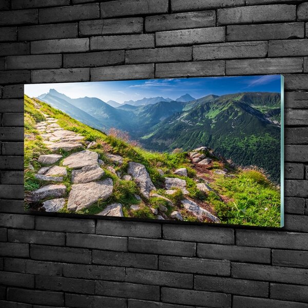 Foto obraz fotografie na skle Východ slunde Tatry osh-101364887