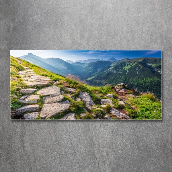 Foto obraz fotografie na skle Východ slunde Tatry osh-101364887