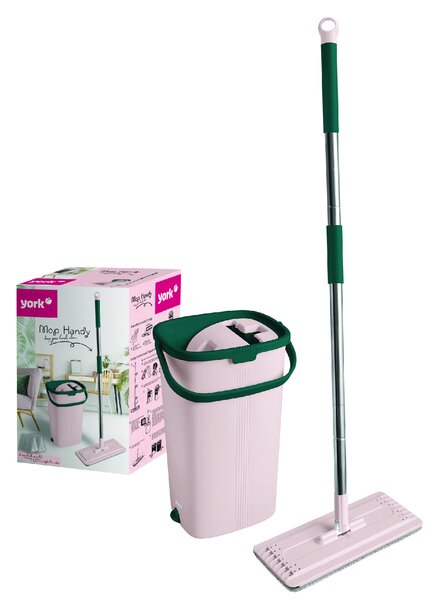 YORK Plochý mop HANDY s kbelíkem a ždímáním