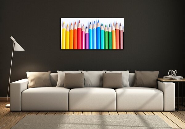 Moderní foto obraz na stěnu Barevné pastelky osh-101549581
