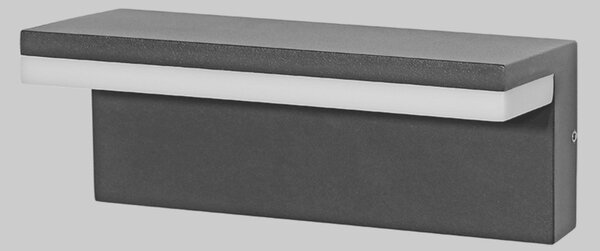 LED2 5400154 Nástěnné venkovní svítidlo HUGO II, A 9W 3000K/4000K antracit