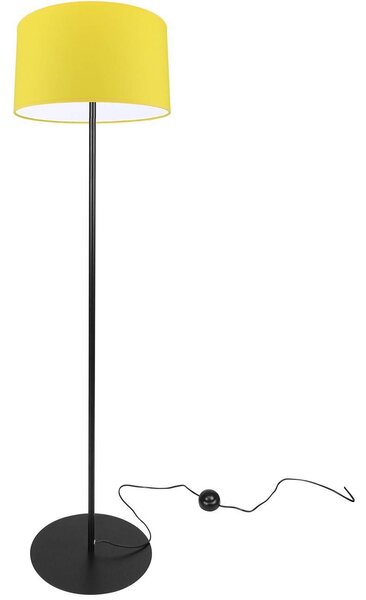 Stojací lampa Indigo, 1x textilní stínítko (výběr z 10 barev), (výběr ze 3 barev konstrukce), o
