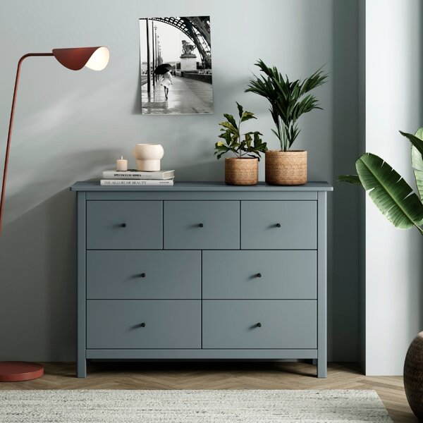 -25 % Dny MOMENTI– Zelená borovicová komoda Marckeric Misti 110 x 40 cm