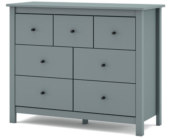 -25 % Dny MOMENTI– Zelená borovicová komoda Marckeric Misti 110 x 40 cm