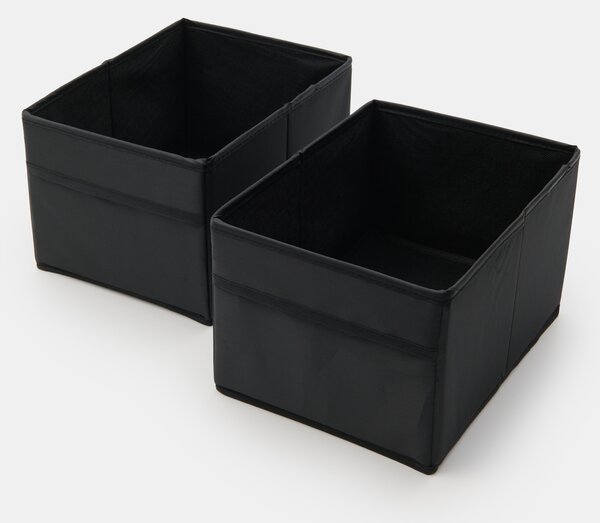 Sinsay - Skládací organizéry do skříně 2 pack - černá