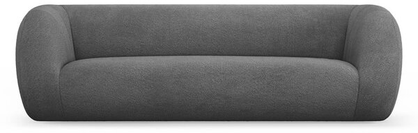 Šedá pohovka z textilie bouclé 230 cm Essen – Cosmopolitan Design